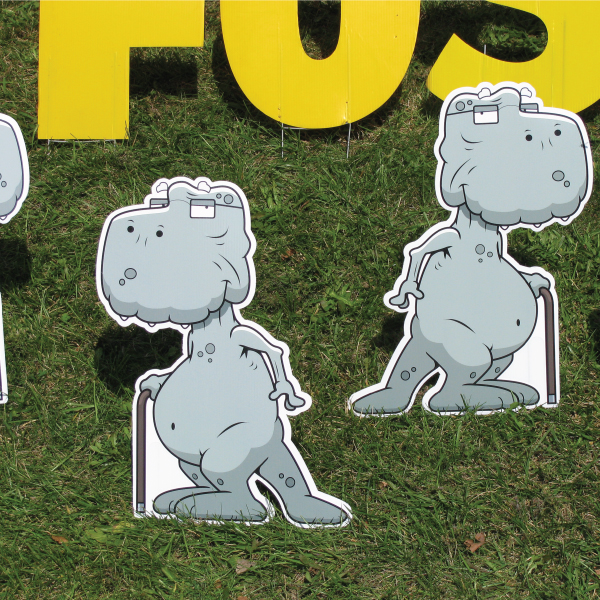 dinosaur2_old_fossil_yard_greetings_lawn_signs_cards_happy_birthday_hoppy_over_hill