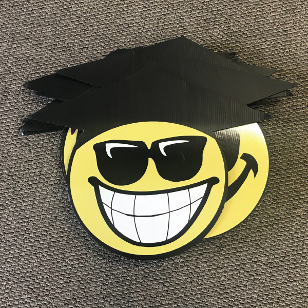 grad_smiley_graduation_dozen_yard_greetings_cards_lawn_signs_happy_birthday_over_the_hill