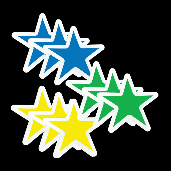 stars_blue_yellow_green_yard_greetings_lawn_signs_cards_happy_birthday_hoppy_over_hill