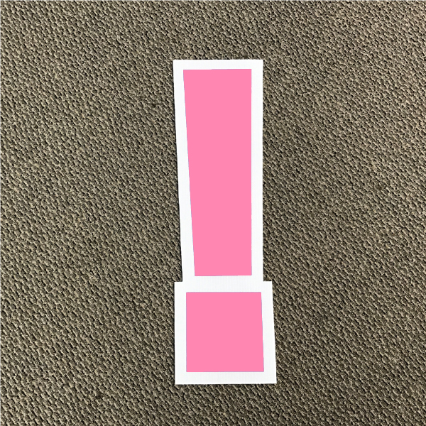 symbol-exclamation-pink-and-white-yard-greeting-card-sign-happy-birthday-over-the-hill-plastic