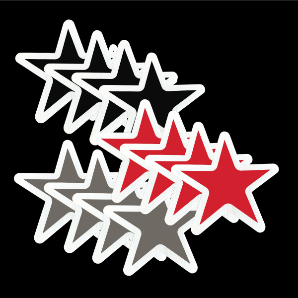 stars_black_red_silver_yard_greetings_lawn_signs_cards_happy_birthday_hoppy_over_hill