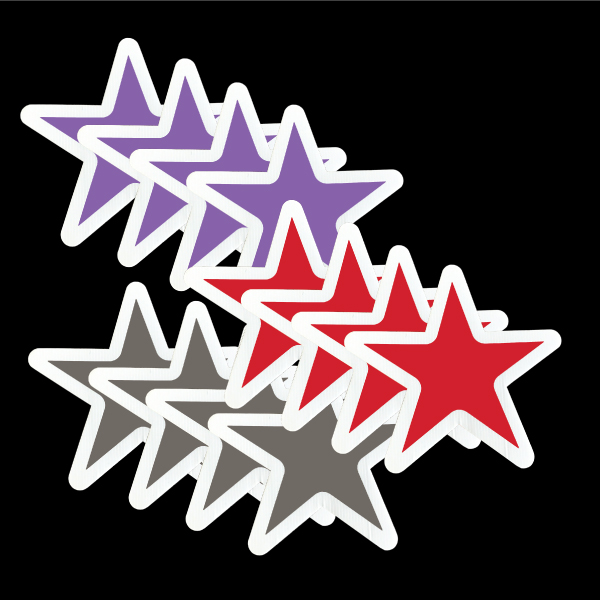 stars_purple_red_silver_yard_greetings_lawn_signs_cards_happy_birthday_hoppy_over_hill