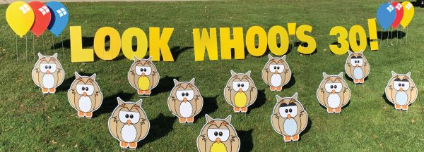 Yard Greetings Owls
