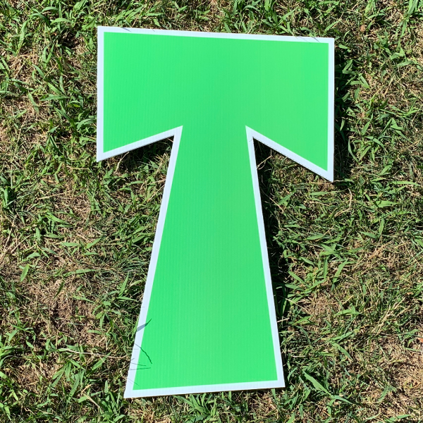 green letter t yard greetings cards corrugated plastic coroplast happy birthday lawn