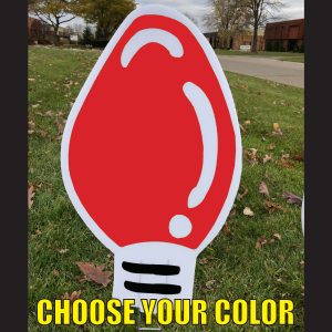 choose christmas bulb yard greetings cards lawn signs lights